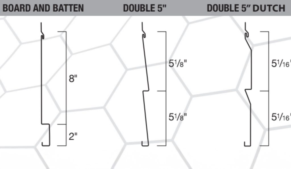 Siding profiles